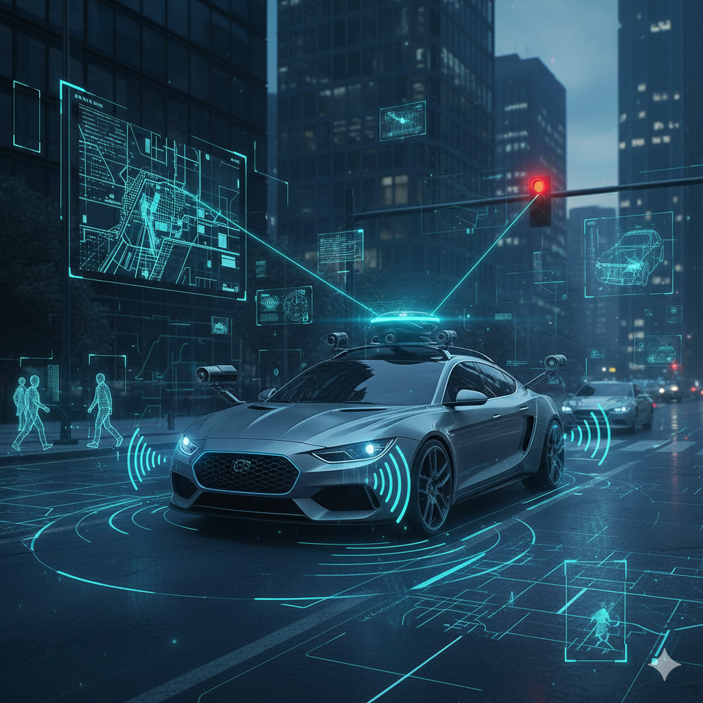 Como Funcionam os Carros Autônomos: Como Eles Veem e Entendem a Estrada