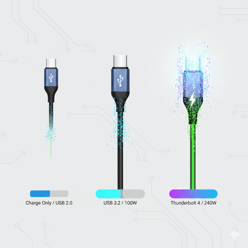 Todo Cabo USB-C é Igual? A Engenharia Oculta Atrás do Conector Universal